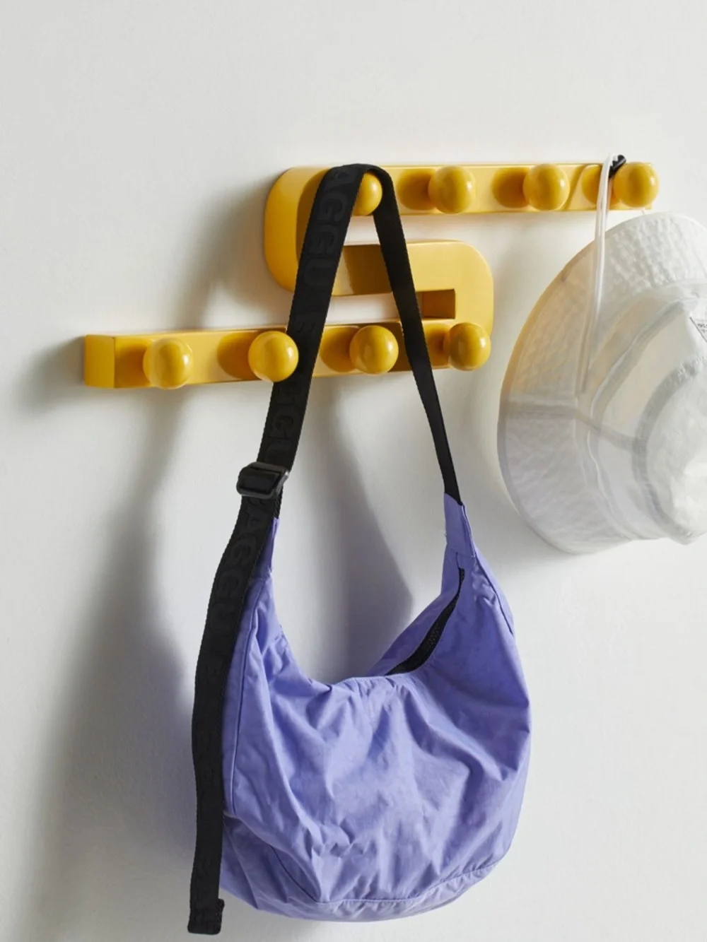 NWT Urban Outfitters Lizzy Wall Multi Storage Hook Yellow Iron